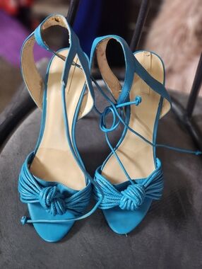 ALDO Blue Knot-Accent Ankle-Tie Sandals